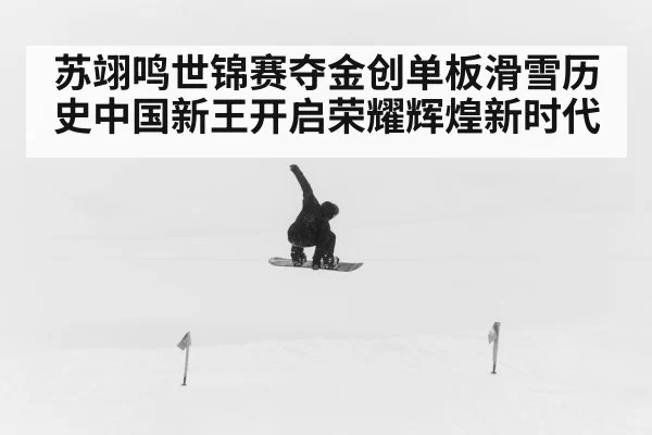 苏翊鸣世锦赛夺金创单板滑雪历史中国新王开启荣耀辉煌新时代